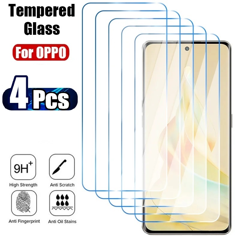 Oppo A78 - 4 قطعة الزجاج المقسى ل ممن