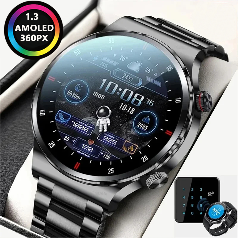 Smartwatch Custom - نظام تحديد المواقع ECG + PPG