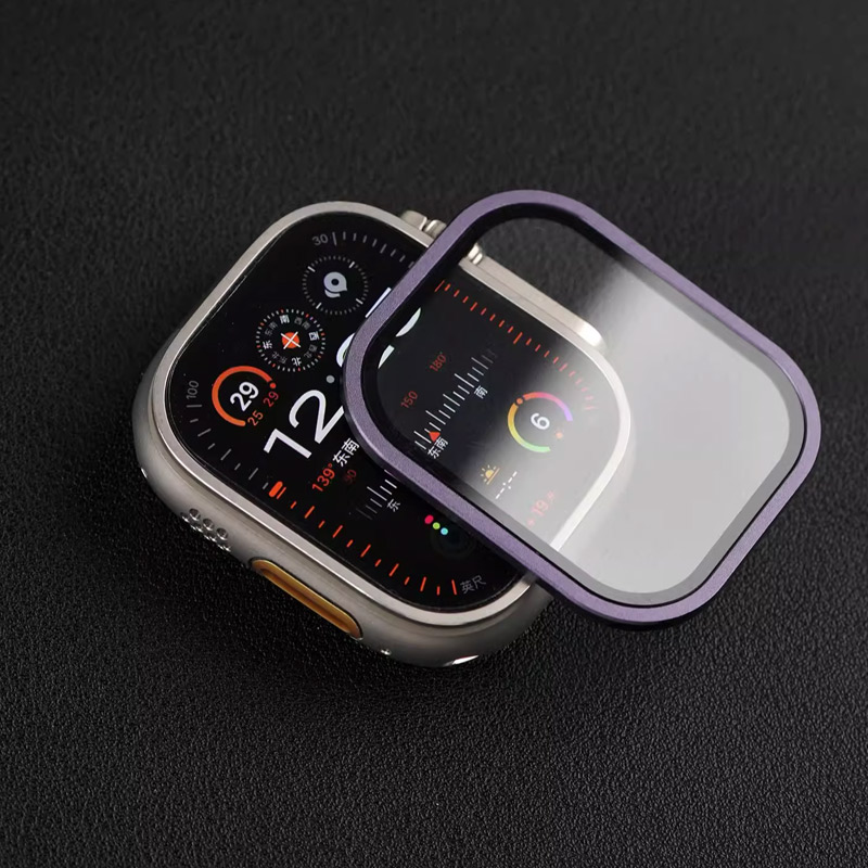 Smartwatch Straps & Accessories - زجاج مقسى لساعة أبل الترا 49