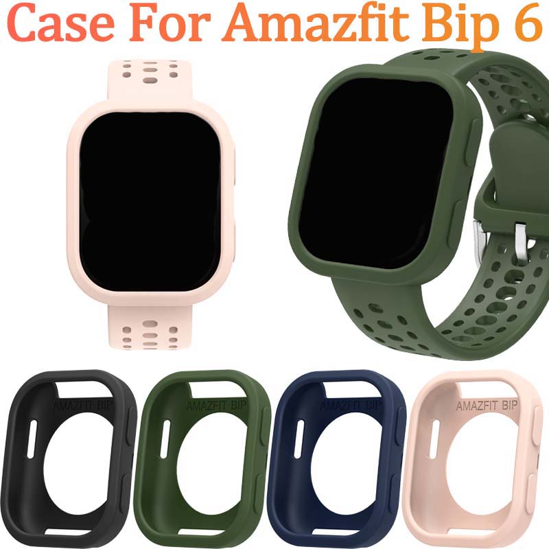 Amazfit Smartwatch Accessories - غطاء مقاوم للصدمات لساعة Amazfit Bip6(A2435)،