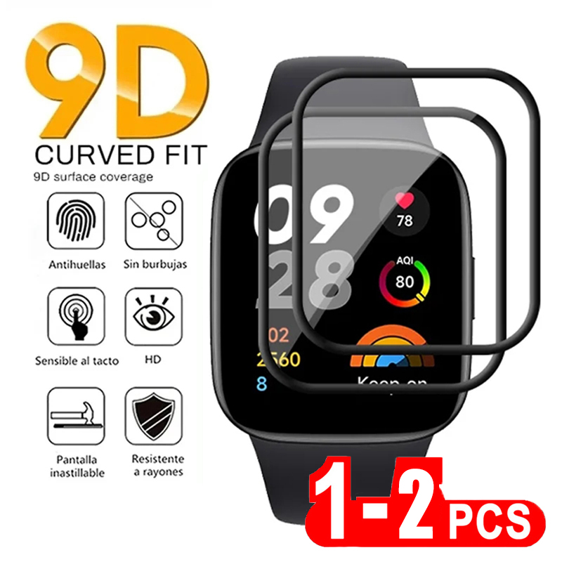 Xiaomi Smartwatch Accessories - 2 قطعة الزجاج المقسى لساعة Redmi