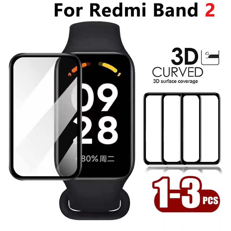 Xiaomi Smartwatch Accessories - 1-3 قطعة ثلاثية الأبعاد فيلم مركب
