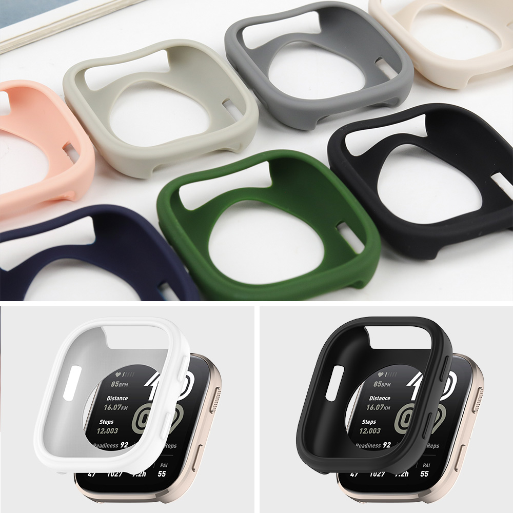 Smartwatch Icon - حافظة من مادة TPU/PC/السيليكون لساعة Amazfit