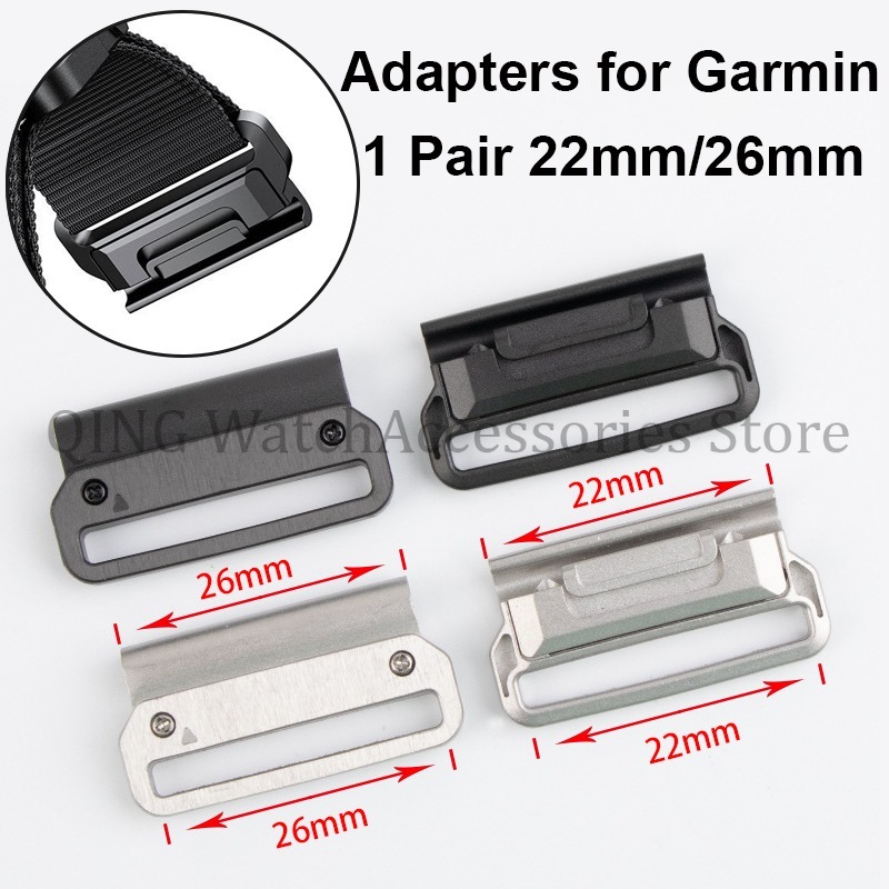 Watch Band Connector - محولات سوار الساعة لغارمين تاكتيكس ،