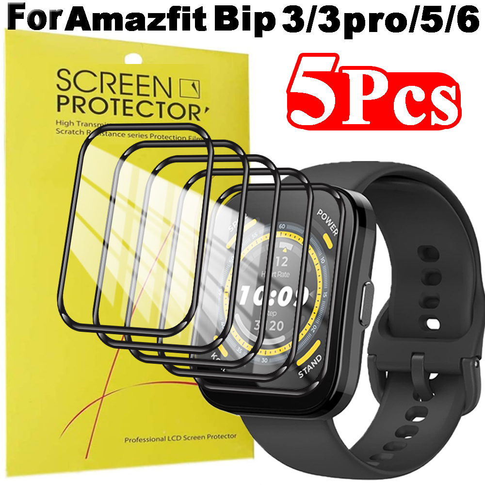 Amazfit Smartwatch Accessories - 1-5 قطعة HD حامي الشاشة ل