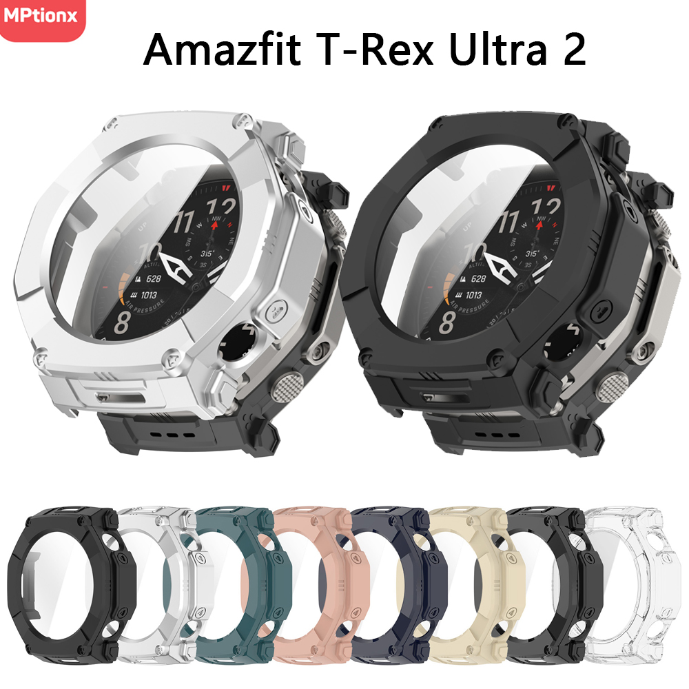 Amazfit Smartwatch Accessories - حافظة كمبيوتر + زجاج لـ Amazfit