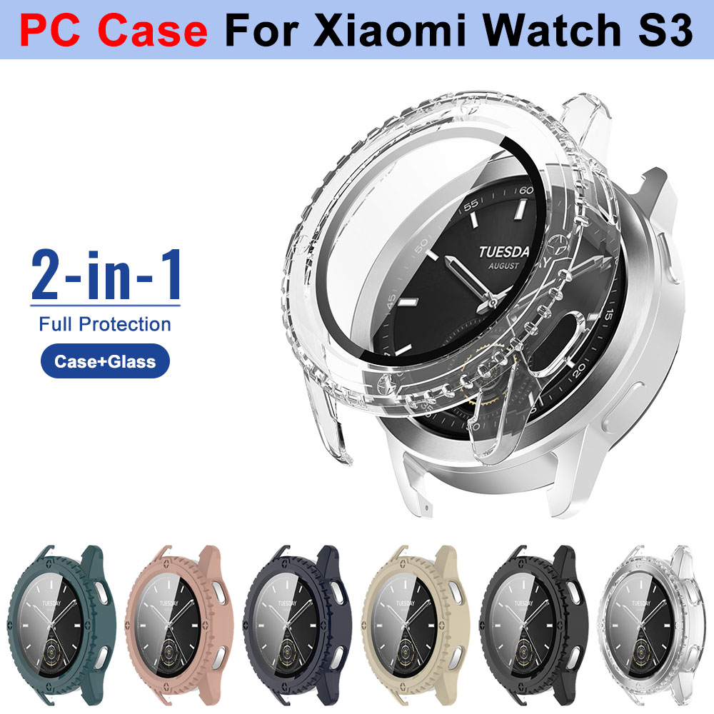 Xiaomi Smartwatch S3 Accessories - حافظة واقية من البولي كربونات لساعة