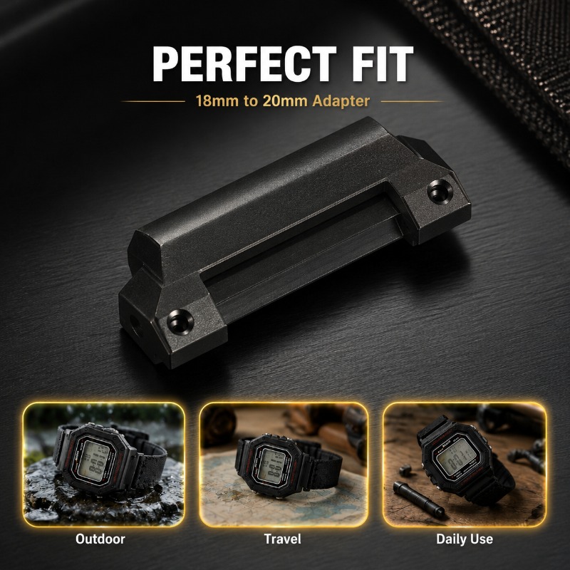 Watch Band Connector - محول عالمي برأس مرتفع من 18