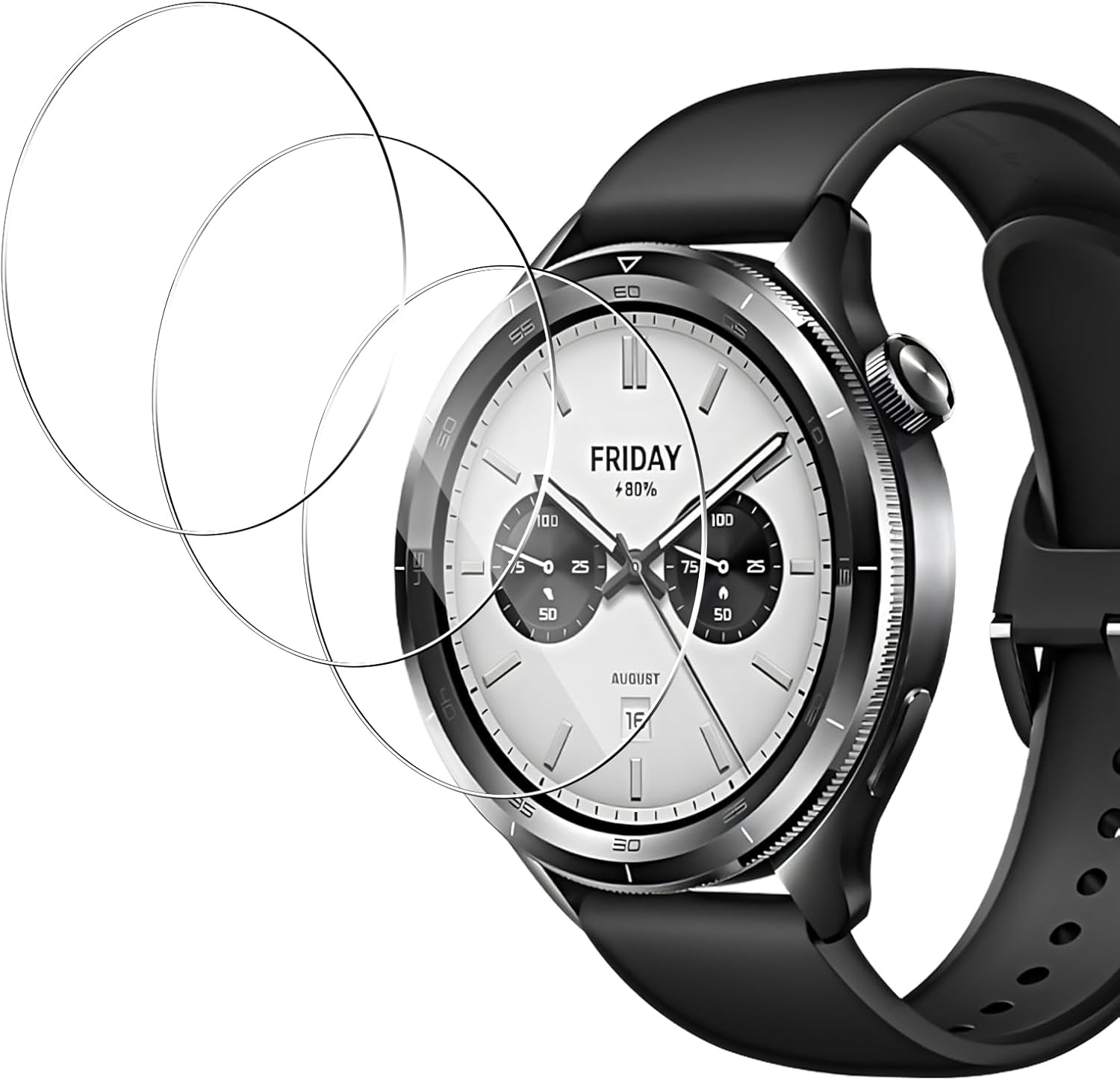 3 قطعة الزجاج المقسى Smartwatc - مراجعة Xiaomi Smartwatch Accessories وسعره