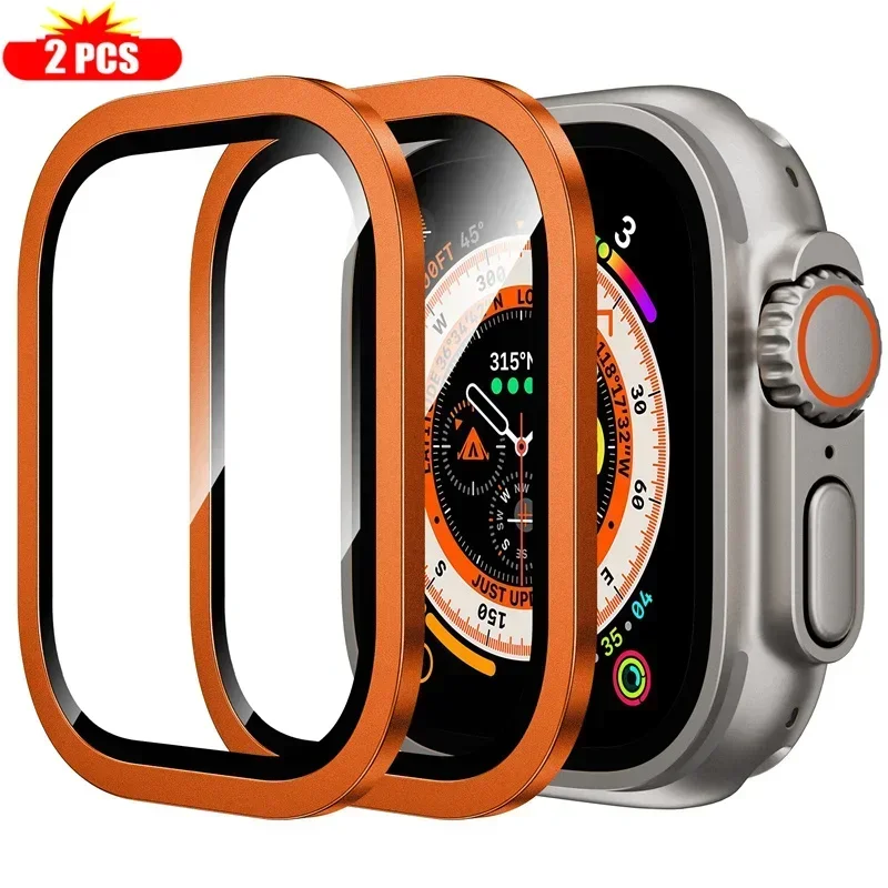 2 قطعة إطار معدني من التيتانيو - مراجعة Smartwatch Case وسعره