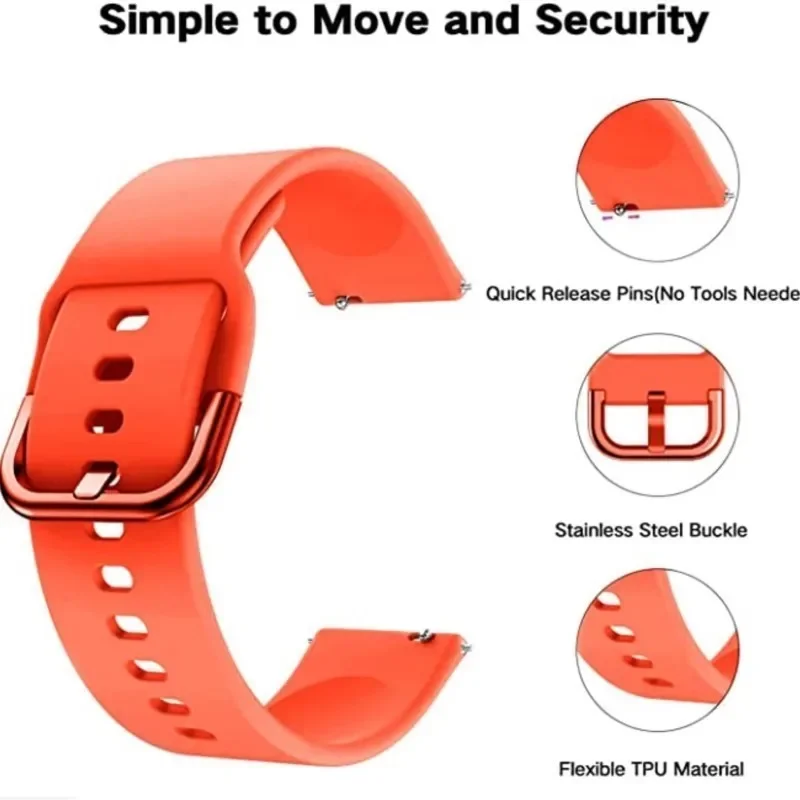 سوار من السيليكون للساعة ، 20  - مراجعة Titan Smartwatch Accessories وسعره