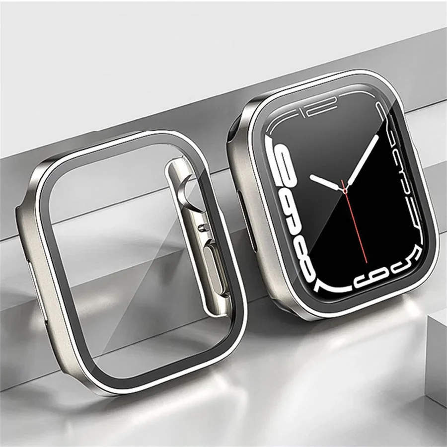 زجاج + غطاء لساعة أبل سلسلة 9  - مراجعة Smartwatch Icon وسعره