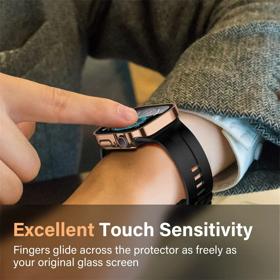 زجاج + غطاء لساعة أبل سلسلة 9  - مراجعة Smartwatch Icon وسعره
