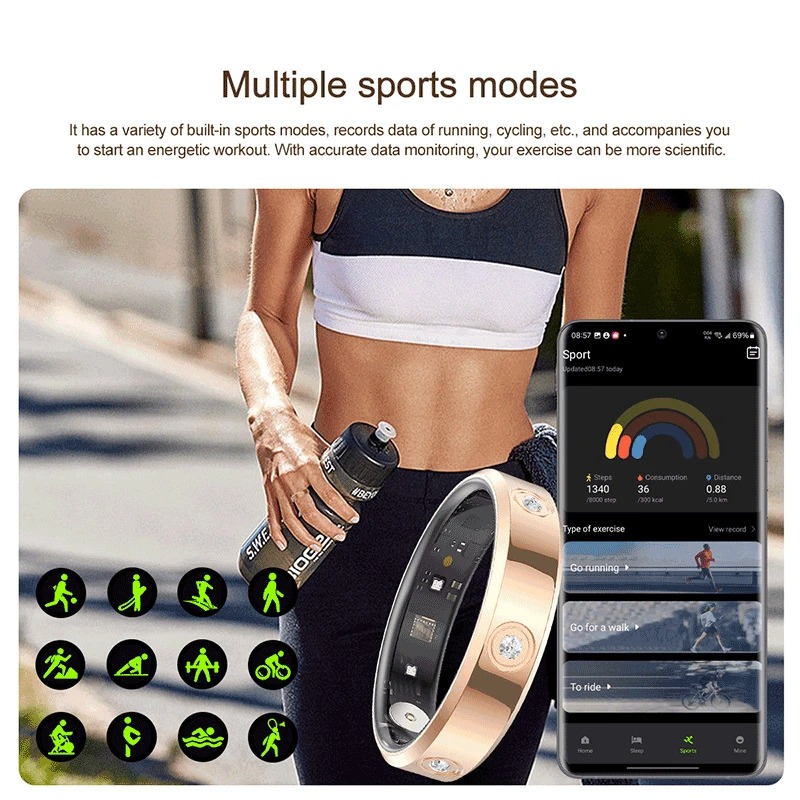 ل Xiaomi الذكية الدائري النساء - مراجعة Sport Loop Strap وسعره