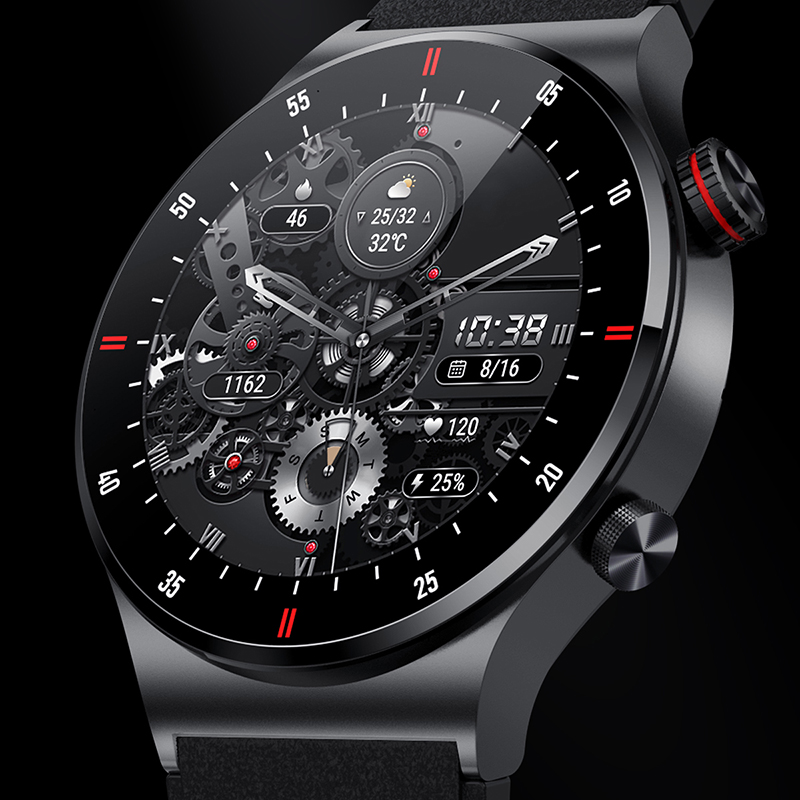 نظام تحديد المواقع ECG + PPG ب - مراجعة Smartwatch Custom وسعره