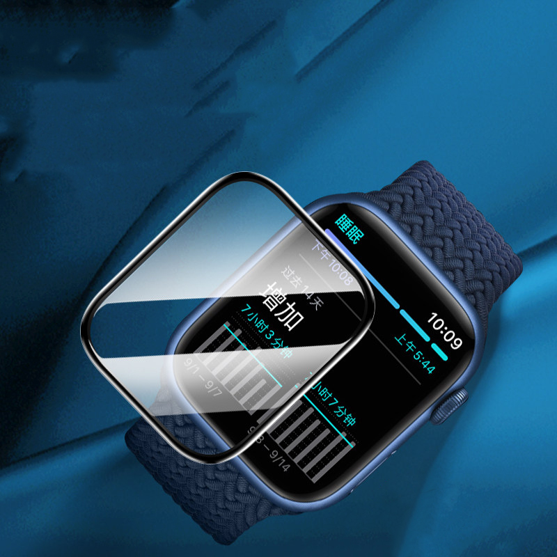 واقي شاشة لساعة أبل سلسلة 9 8  - مراجعة Smartwatch Icon وسعره