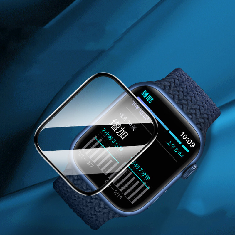 واقي شاشة لساعة أبل سلسلة 9 8  - مراجعة Smartwatch Icon وسعره