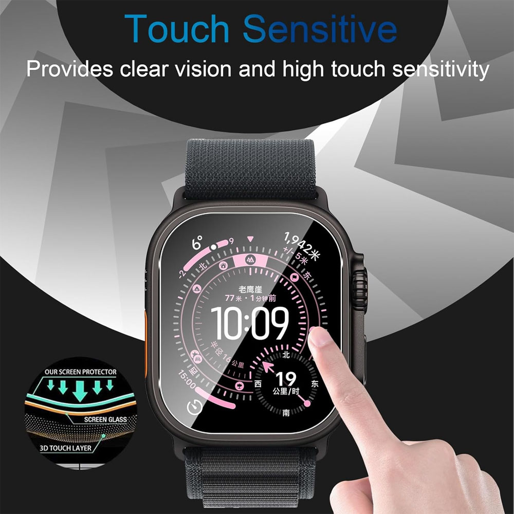 واقي شاشة من الزجاج المقسى لسا - مراجعة Smartwatch Case وسعره