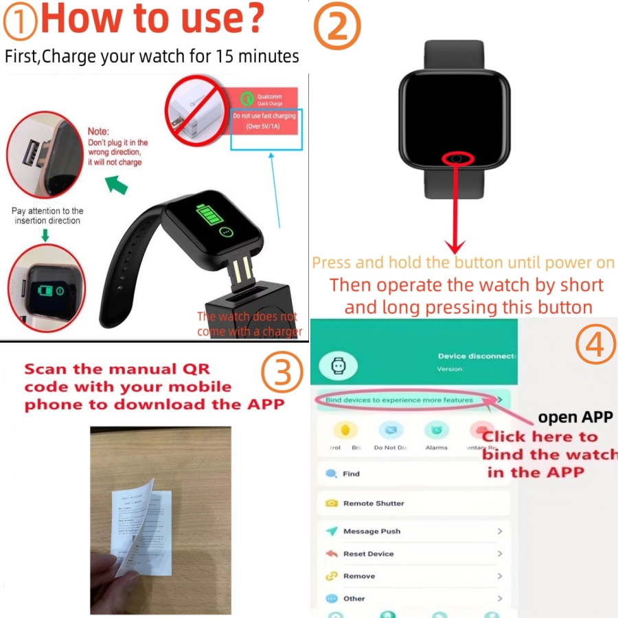 ساعات رياضية ذكية بلوتوث ، سوا - مراجعة Smartwatch Touch وسعره