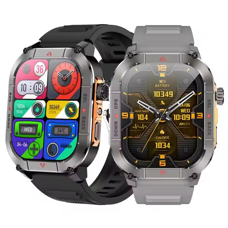 جديد HK84 الرجال ساعة ذكية AMO - مراجعة Smartwatch Touch وسعره