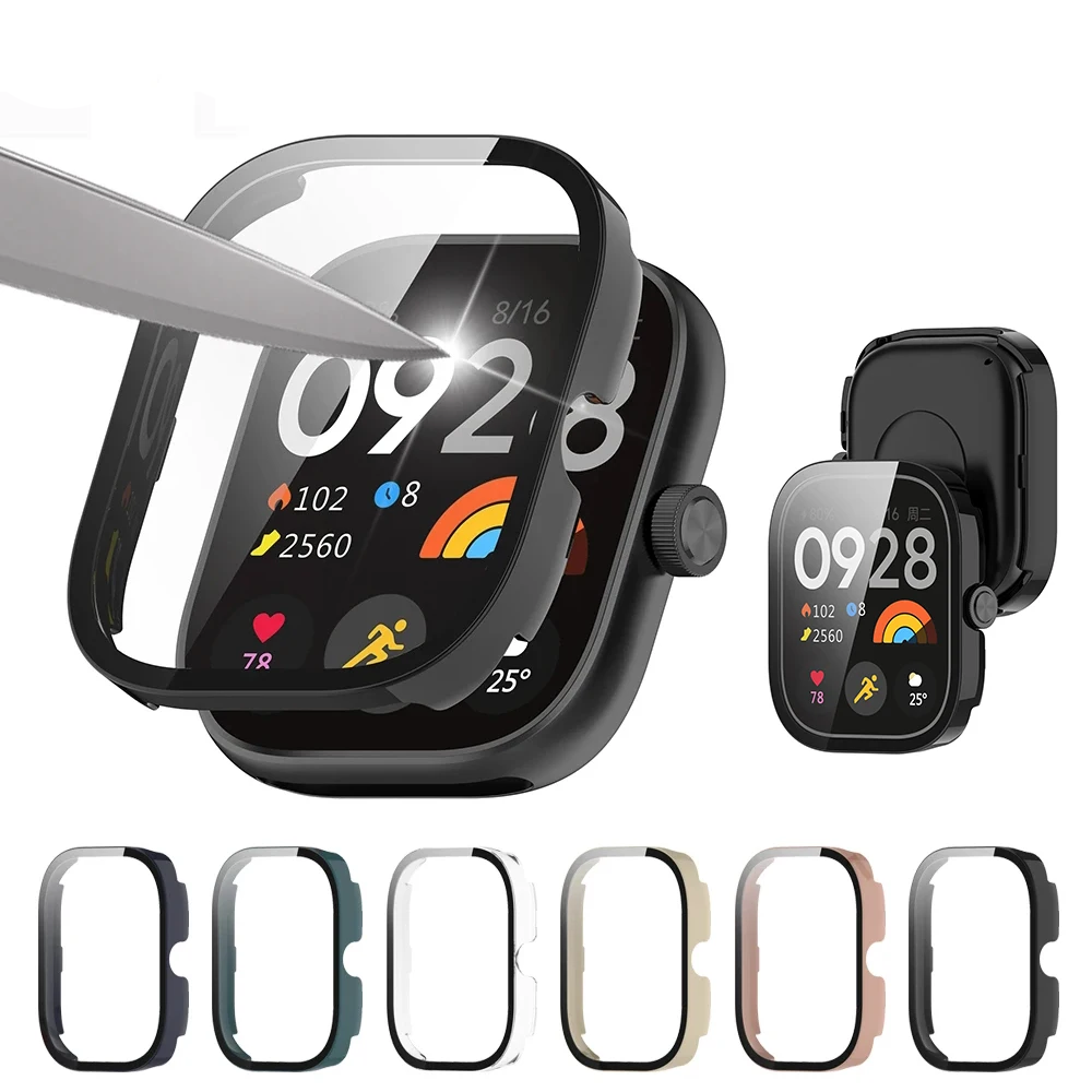 زجاج مقسى + غطاء حماية لساعة ش - مراجعة Xiaomi Smartwatch Accessories وسعره