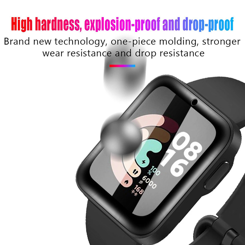 2 قطعة الزجاج المقسى لساعة Red - مراجعة Xiaomi Smartwatch Accessories وسعره