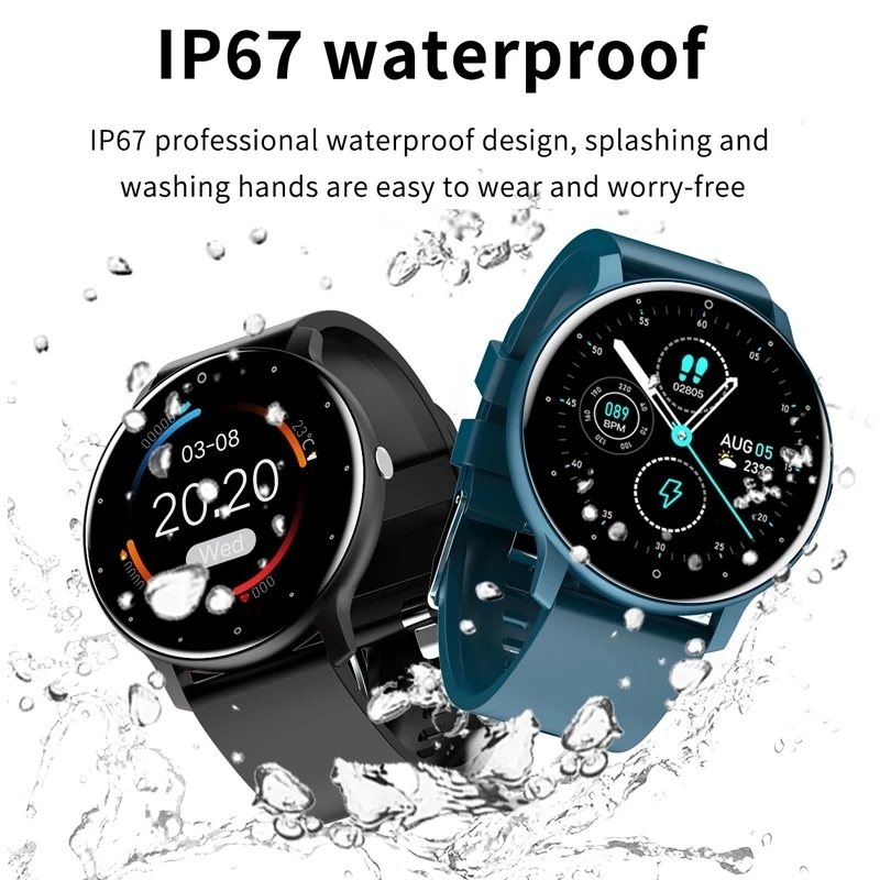ساعة ذكية جديدة LIGE 2026 للرج - مراجعة Smartwatch Touch وسعره