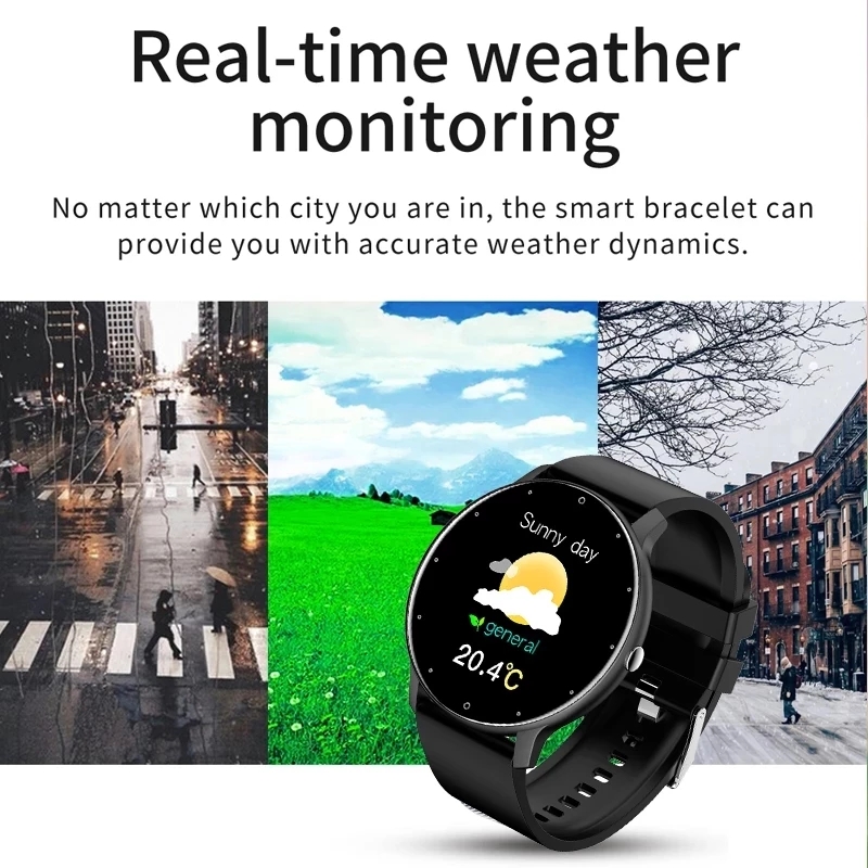 ساعة ذكية جديدة LIGE 2026 للرج - مراجعة Smartwatch Touch وسعره