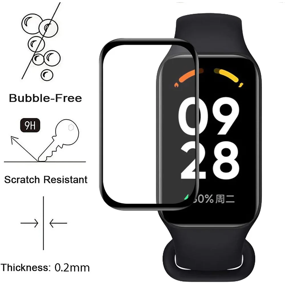 1-3 قطعة ثلاثية الأبعاد فيلم م - مراجعة Xiaomi Smartwatch Accessories وسعره