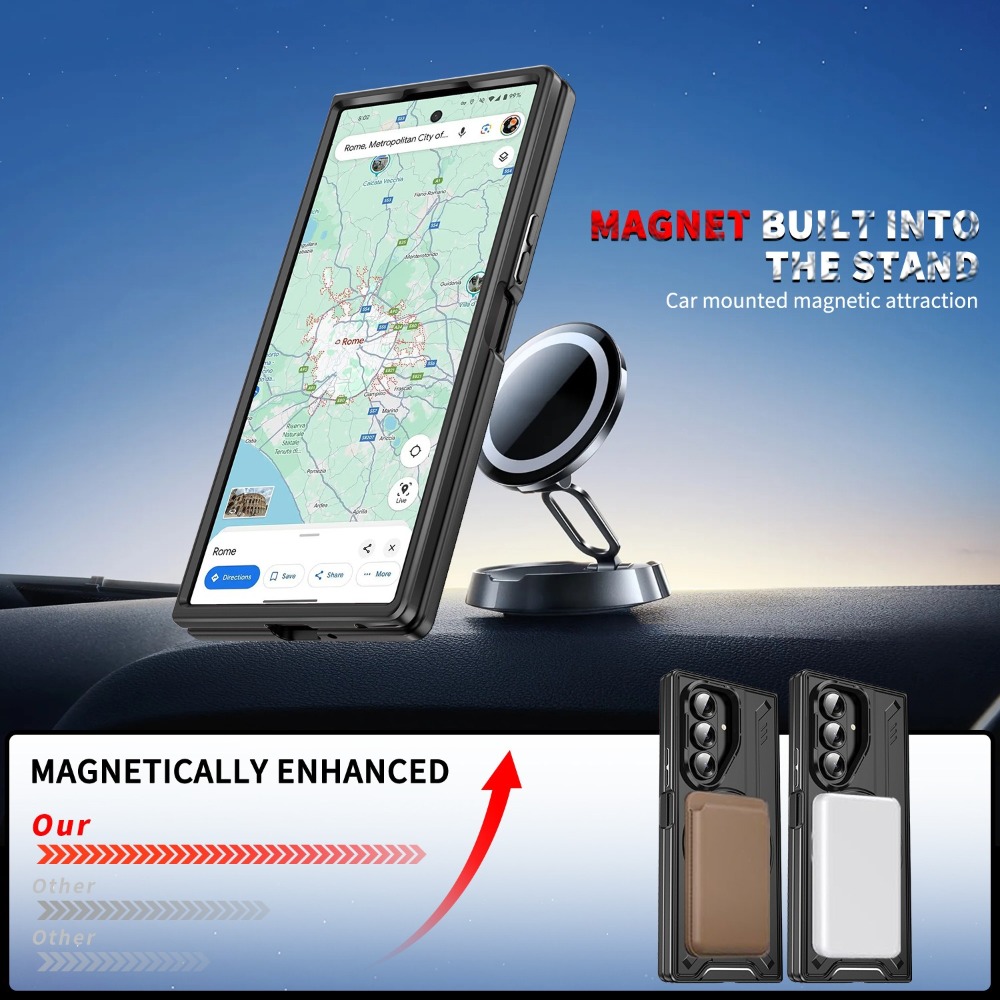 هيفي ديوتي 360 °   حافظة مغناط - مراجعة Magnetic Charging Stand وسعره