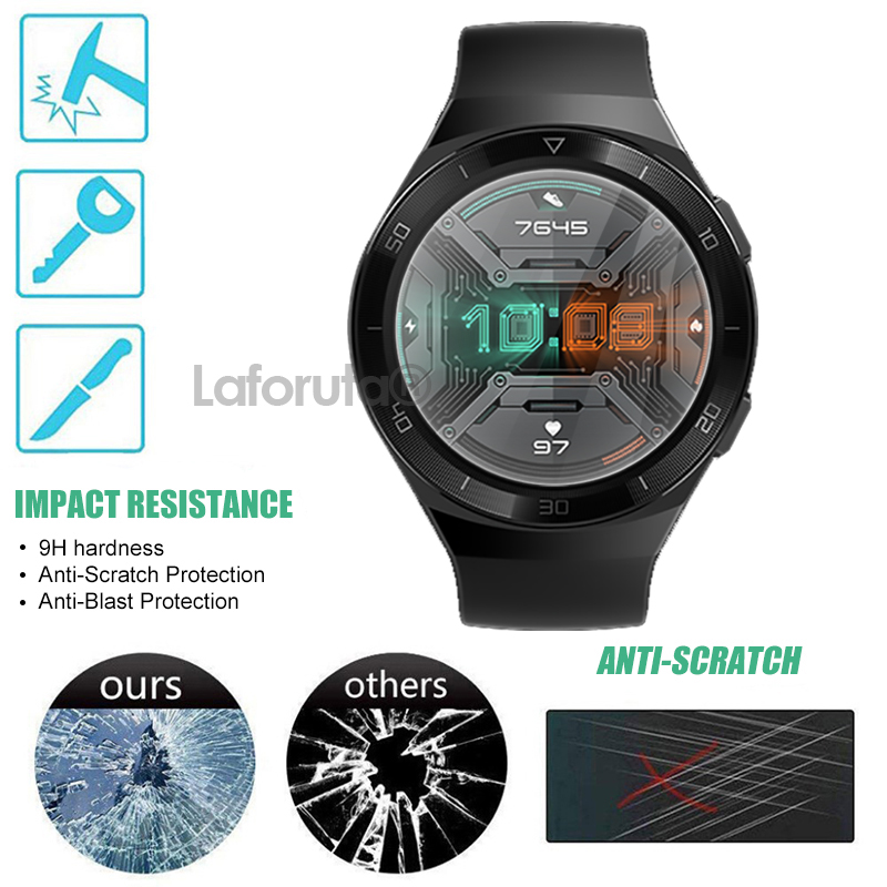 الزجاج المقسى لهواوي ساعة GT 2 - مراجعة Titan Smartwatch Accessories وسعره