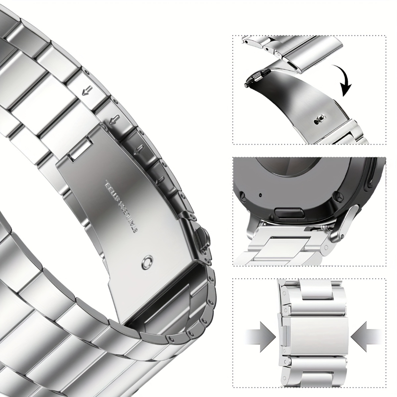 حزام من الفولاذ المقاوم للصدأ  - مراجعة Titan Smartwatch Accessories وسعره