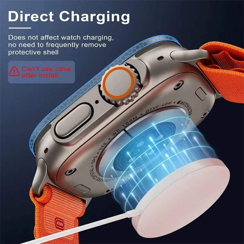 زجاج مقسى لساعة أبل الترا 49 م - مراجعة Smartwatch Case وسعره