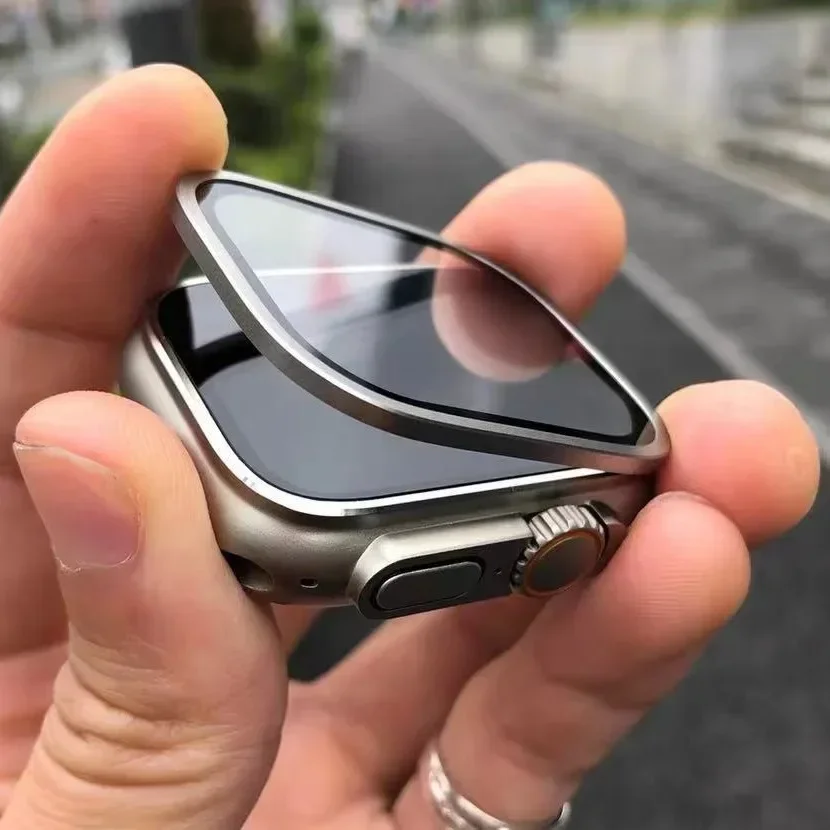 زجاج مقسى لساعة أبل الترا 49 م - مراجعة Smartwatch Case وسعره