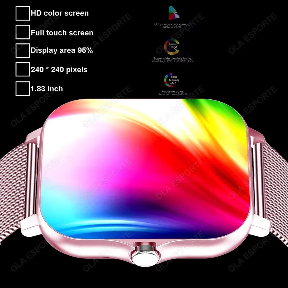 ساعة ذكية متعددة الوظائف جديدة - مراجعة Smartwatch Instagram وسعره