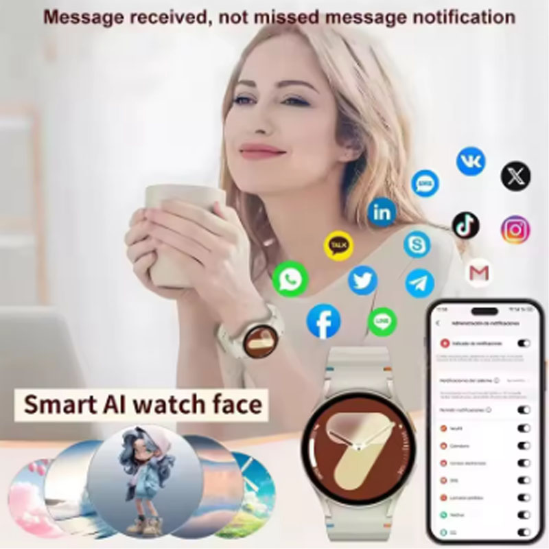 SmartWatch الرجال النساء HD AM - مراجعة Smartwatch Custom وسعره