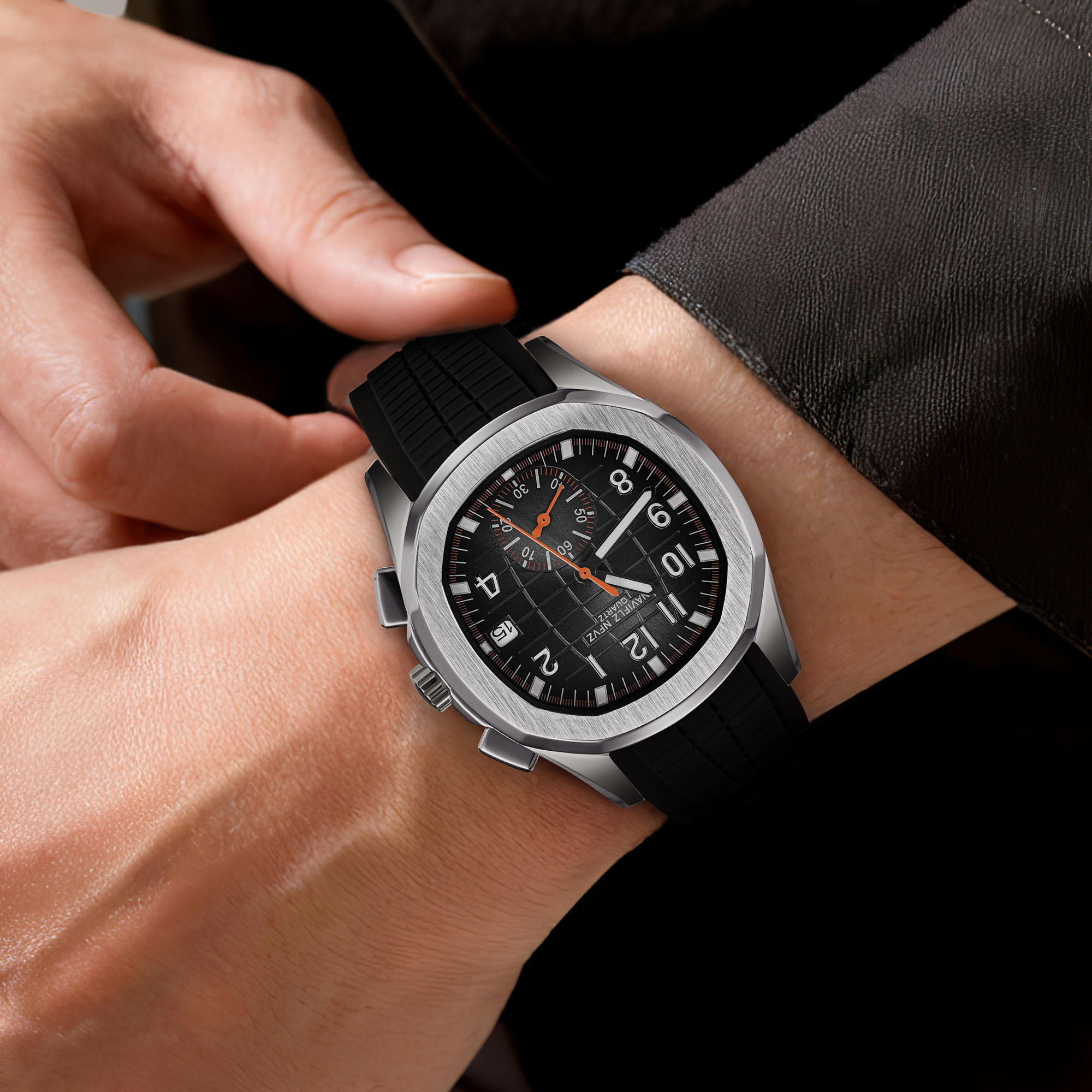 ساعة رجالية فاخرة 40 ملم NAVIF - مراجعة Smartwatch Touch وسعره