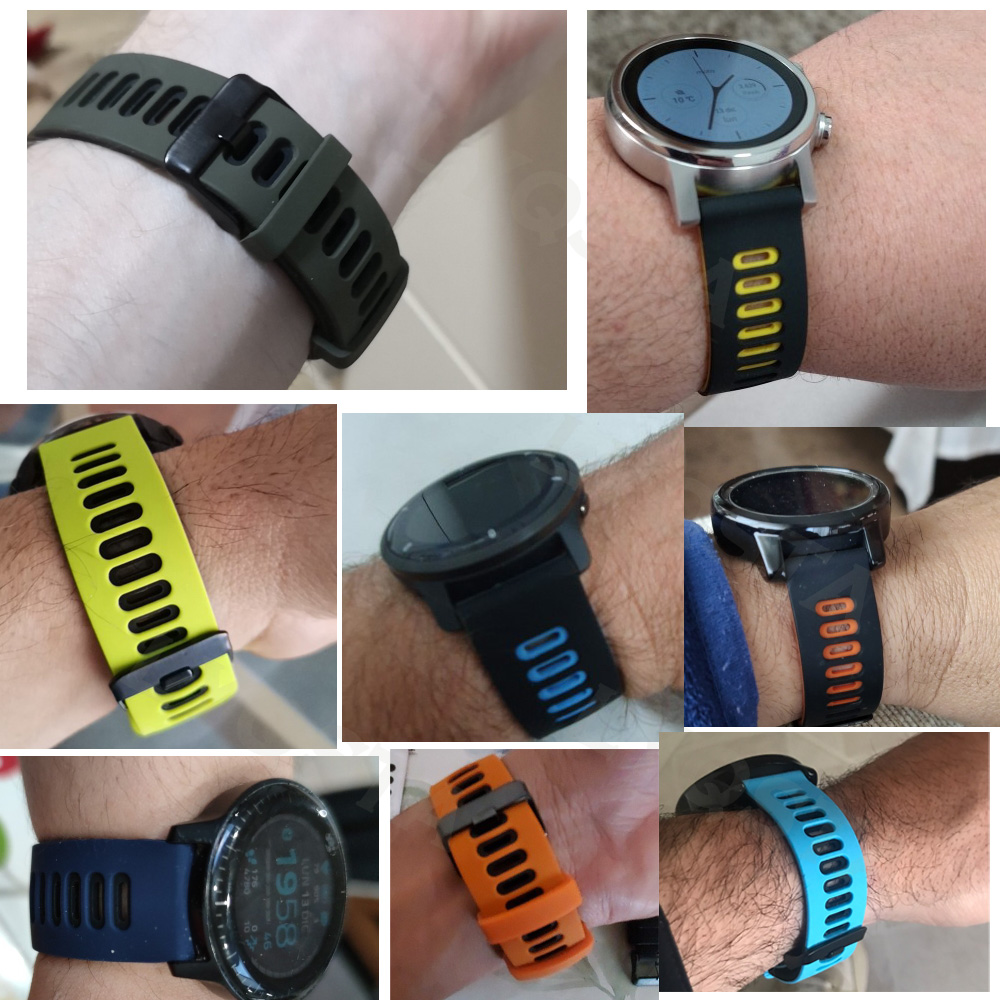 سوار ساعة سيليكون ناعم لساعة ش - مراجعة Xiaomi Smartwatch S3 Accessories وسعره