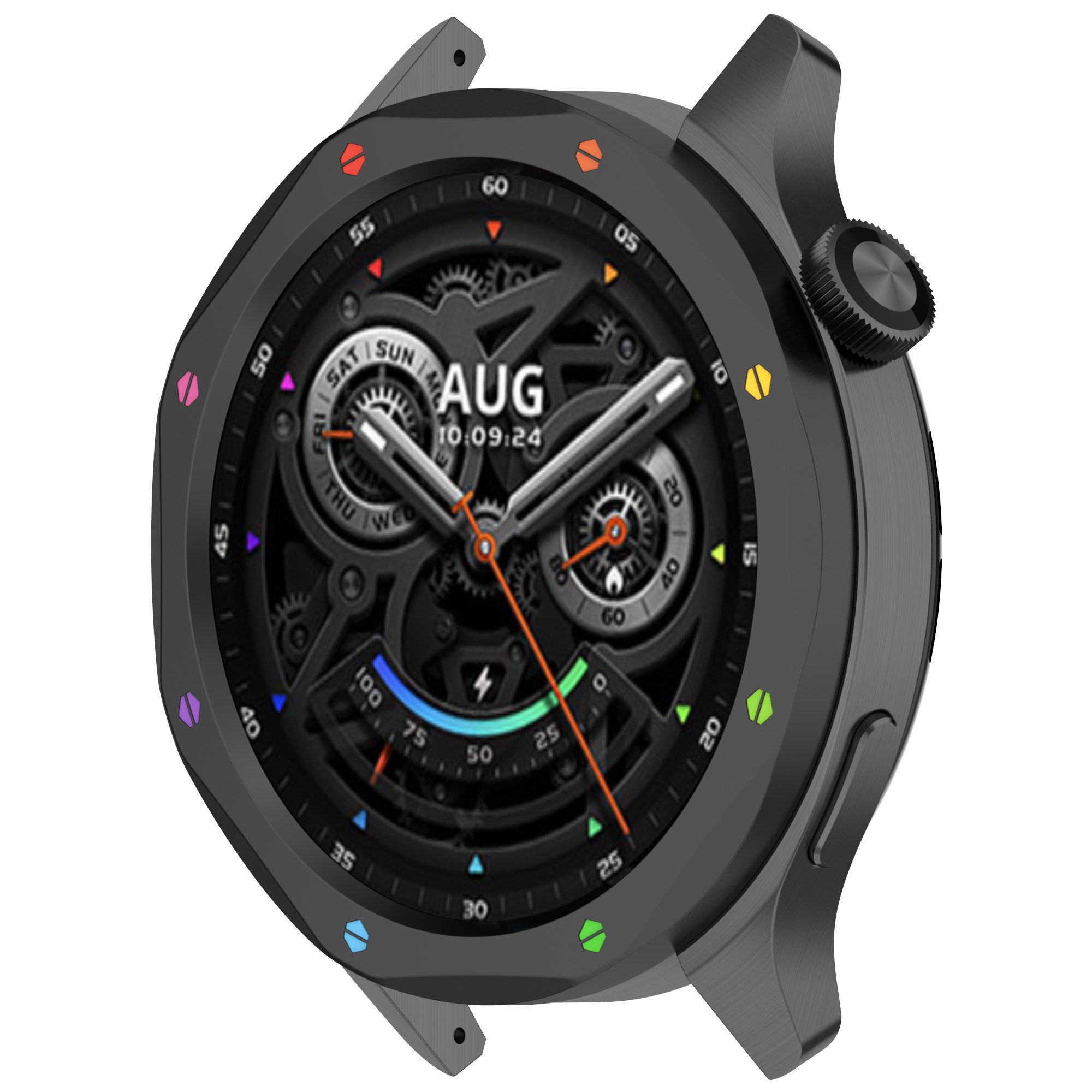 حافظة حلقية معدنية لساعة Xiaom - مراجعة Xiaomi Smartwatch S3 Accessories وسعره