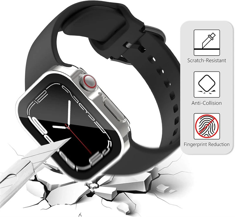 واقي شاشة صلب مقاوم للماء لساع - مراجعة Smartwatch Case وسعره