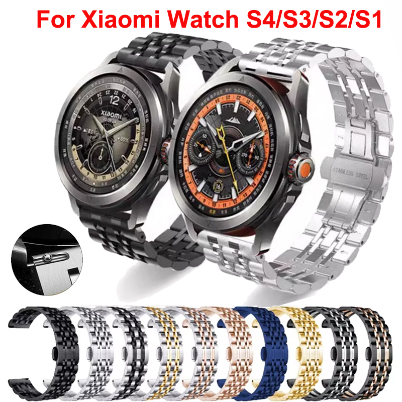 حزام من الفولاذ المقاوم للصدأ  - مراجعة Xiaomi Smartwatch S3 Accessories وسعره