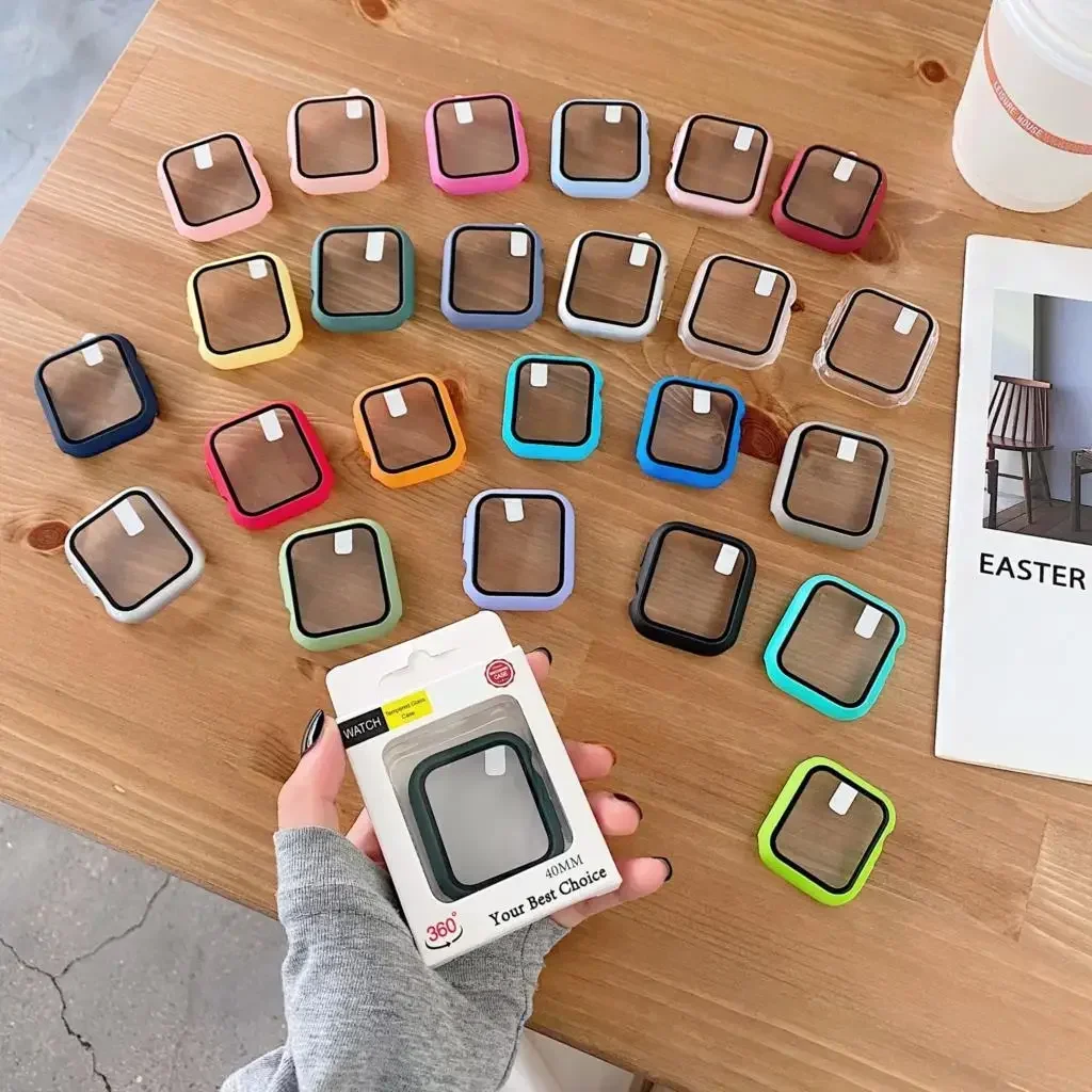 3 حزمة الزجاج + غطاء لساعة أبل - مراجعة Smartwatch Icon وسعره