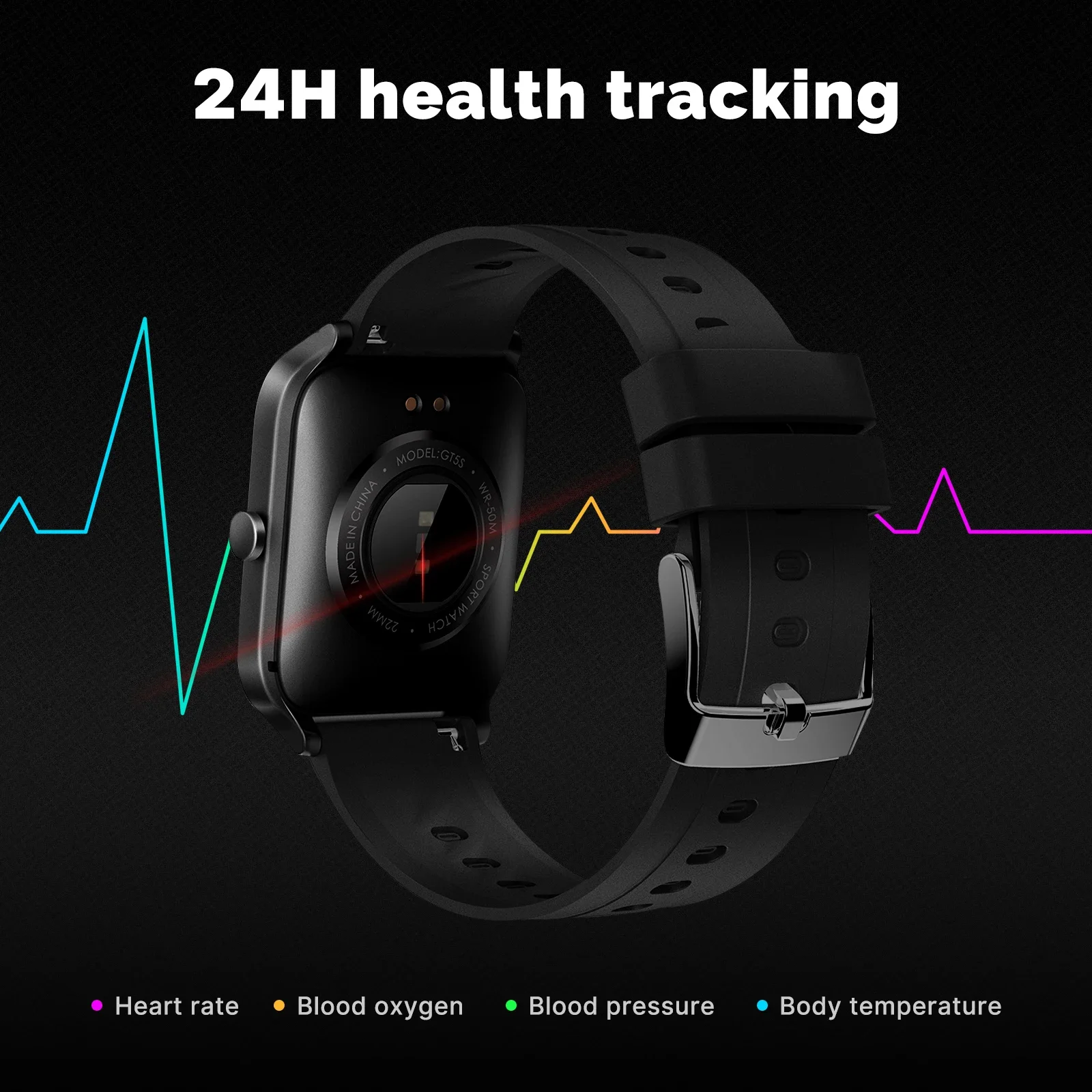 ساعة ذكية مع متتبع لياقة بدنية - مراجعة Smartwatch Touch وسعره