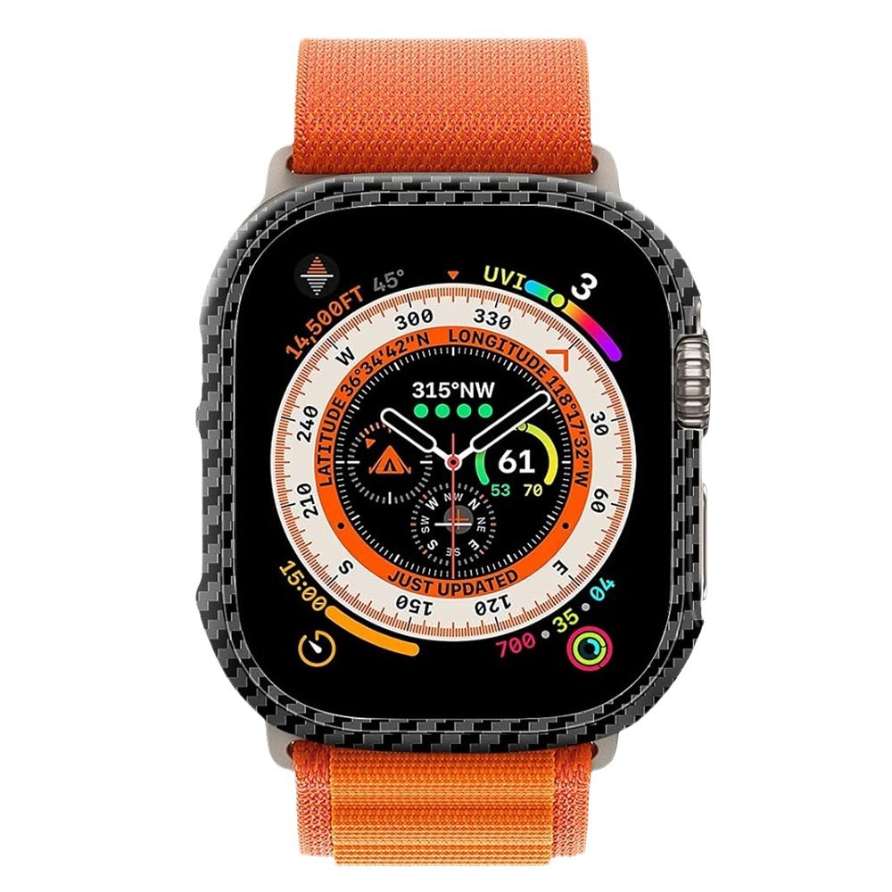كيفلر ألياف الكربون رقيقة الحا - مراجعة Smartwatch Case وسعره
