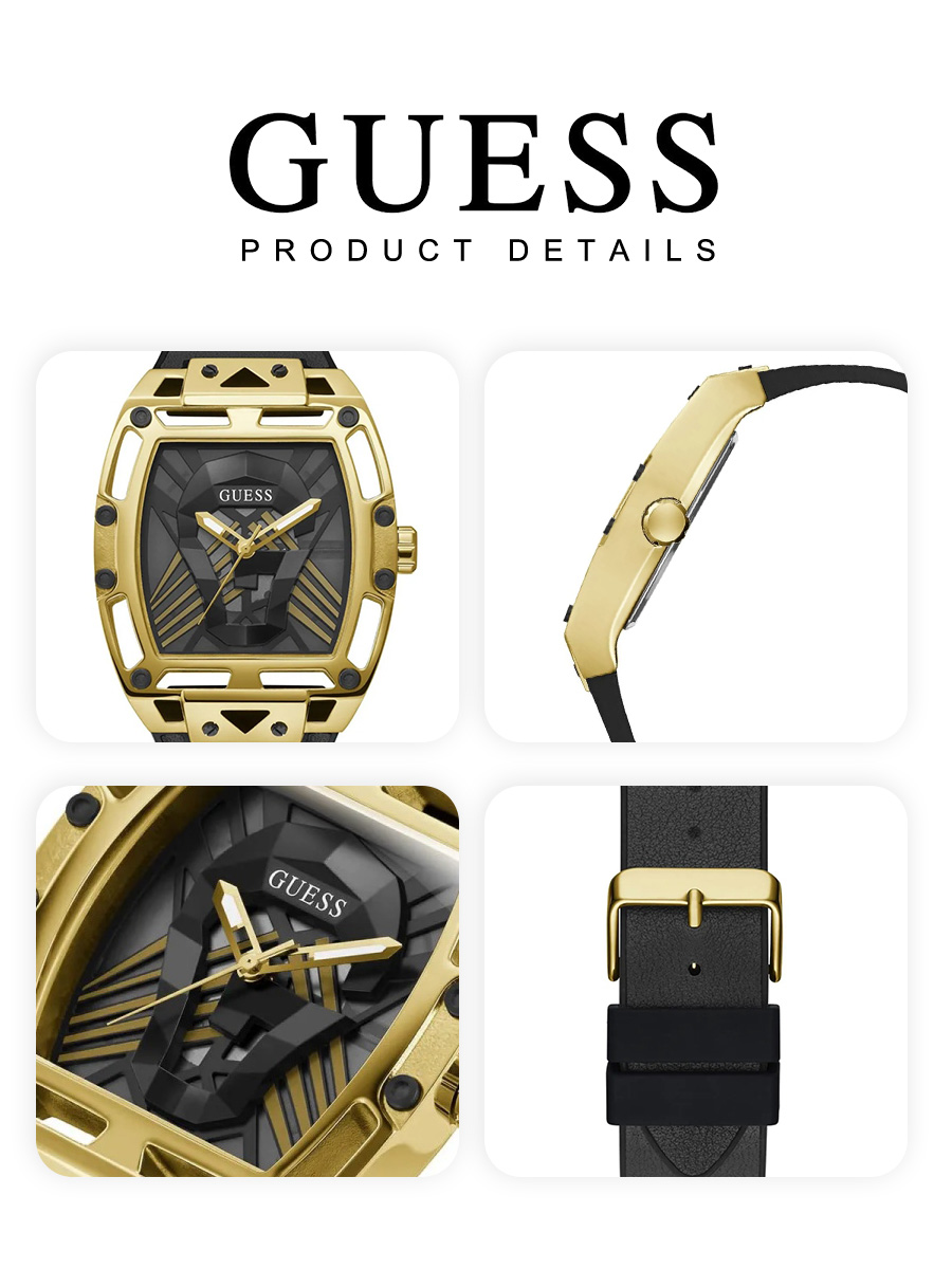 ساعة كوارتز رجالية من GUESS طر - مراجعة Smartwatch Guess وسعره