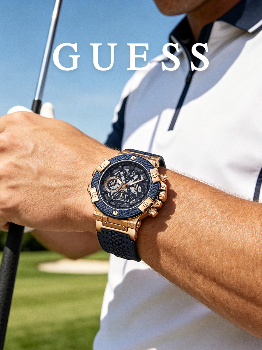 ساعة يد رجالية من Guess بحزام  - مراجعة Smartwatch Guess وسعره
