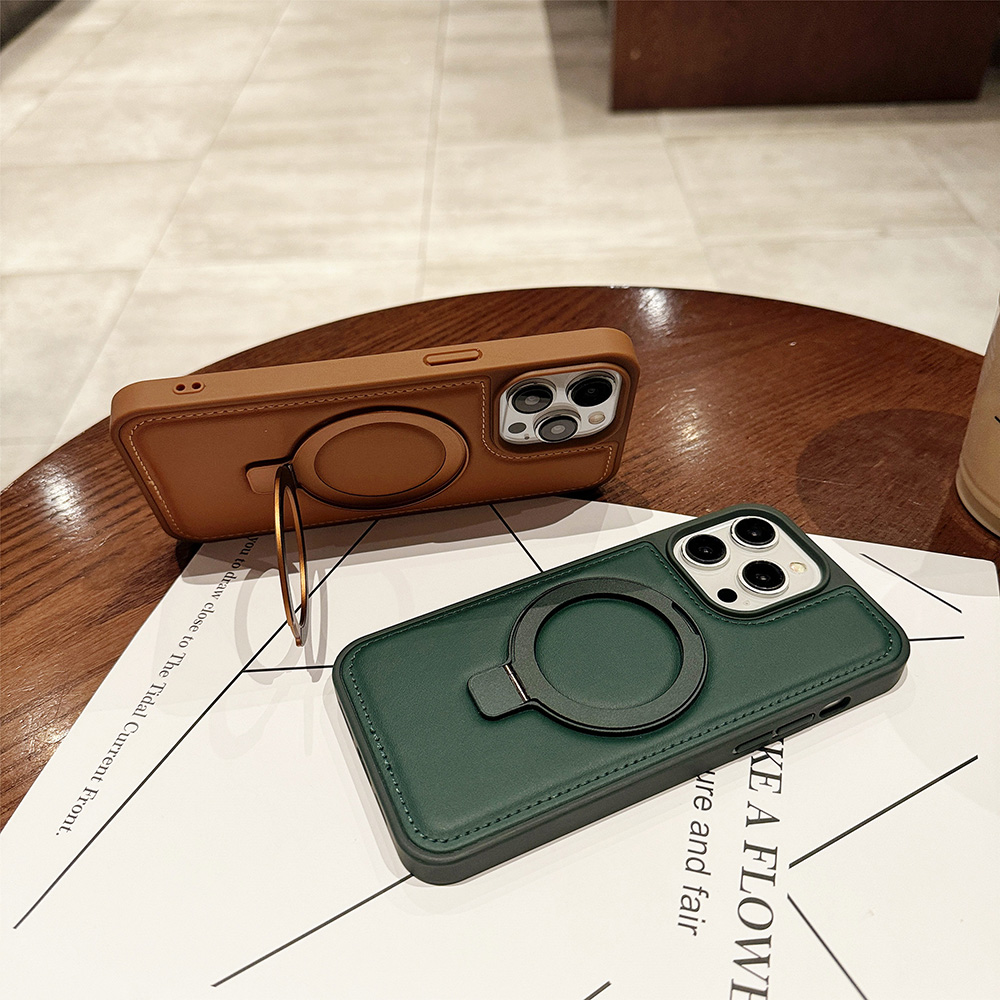 حافظة مغناطيسية من الجلد الصنا - مراجعة Magnetic Charging Stand وسعره