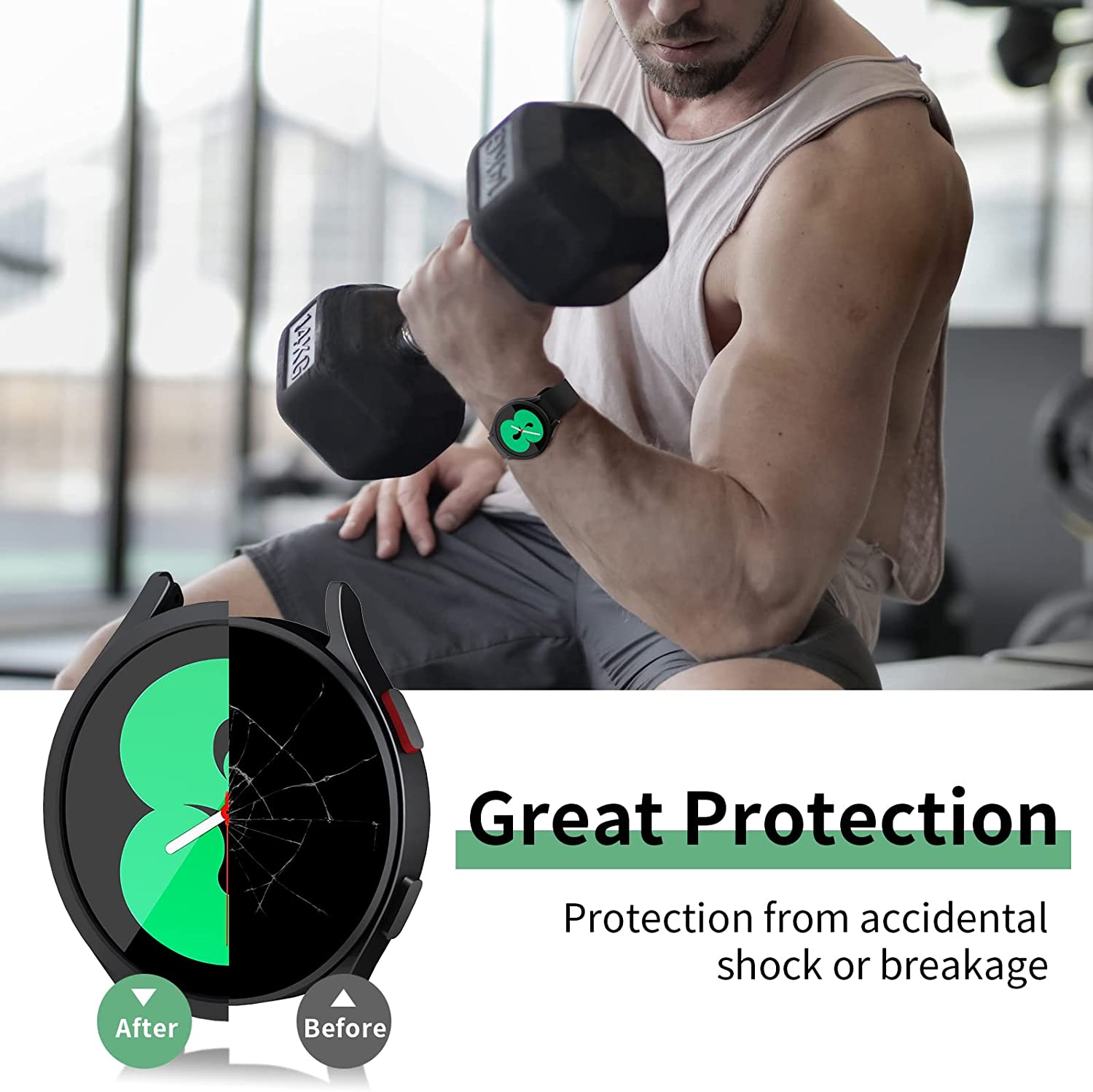 حافظة ساعة لهاتف سامسونج جالاك - مراجعة Accessories For Galaxy Watch 5 وسعره