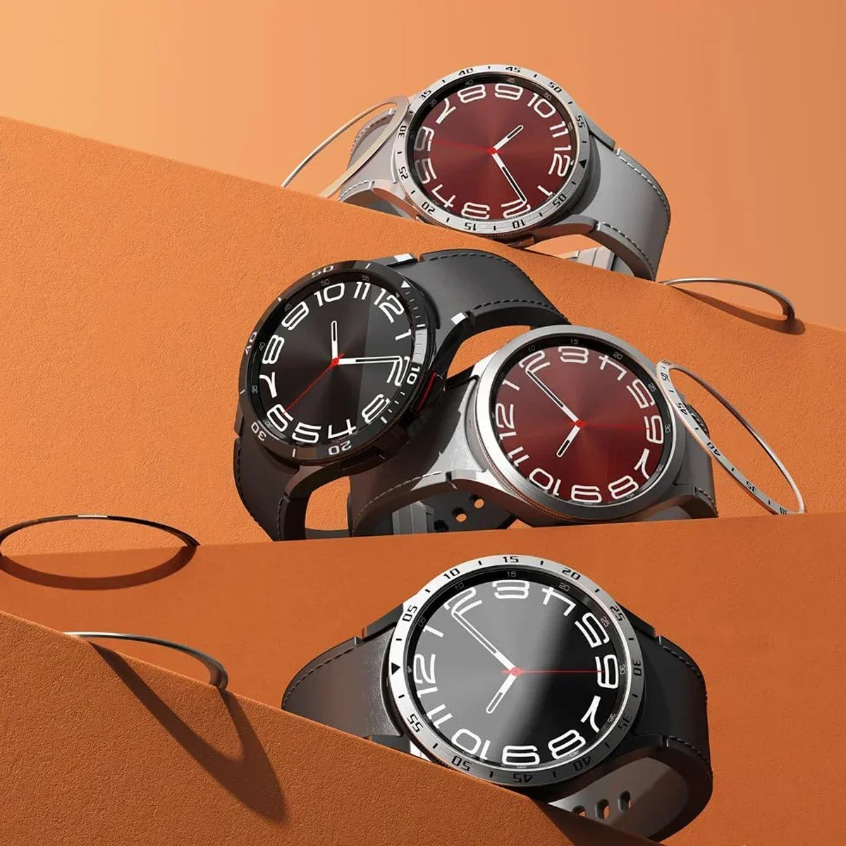حلقة إطار معدني لساعة سامسونج  - مراجعة Smartwatch Icon وسعره