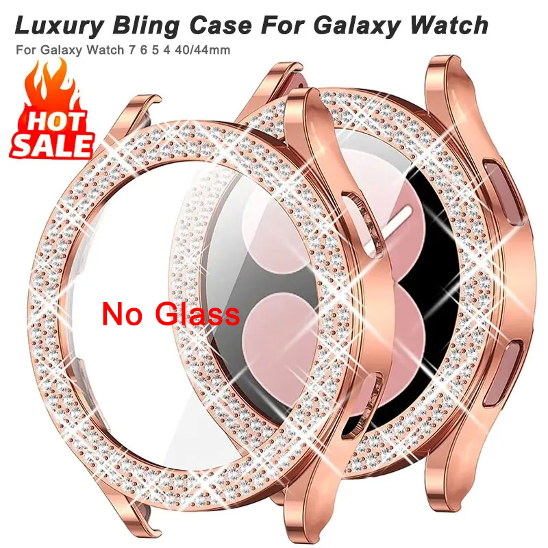 غطاء حماية شفاف مرصع بالألماس  - مراجعة Accessories For Galaxy Watch 5 وسعره